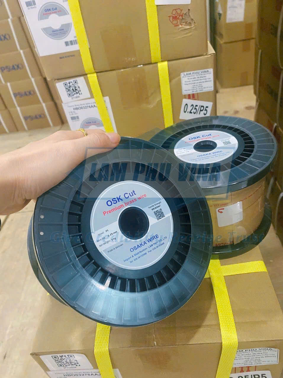 dây molybdenum 0.18 cho máy cắt dây Trung Quốc